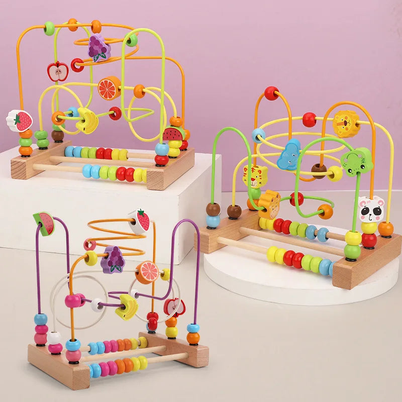 Wooden Maze Toy for children multivariant-0